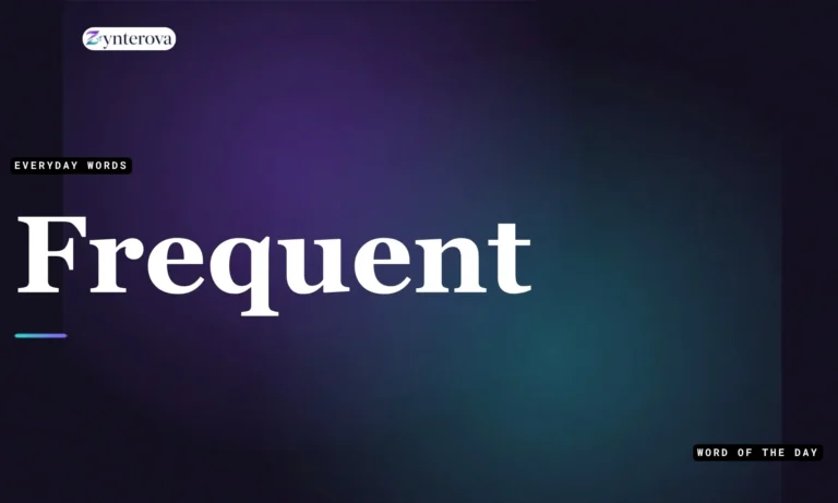 A helpful chart showing popular synonyms for frequent used in English writing.