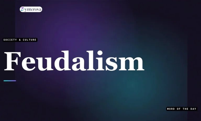 synonyms for feudalism