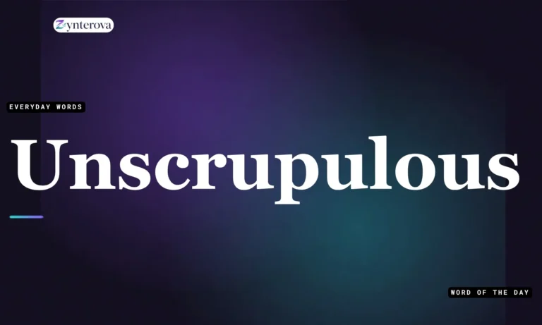 synonyms for unscrupulous